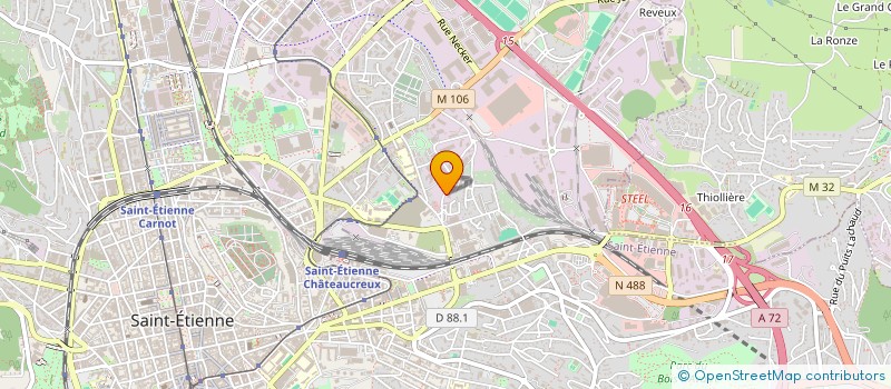 localisation de l'entreprise VALAYM  SAINT-ETIENNE