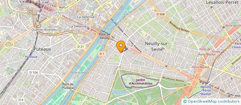 localisation de l'entreprise VALBA  NEUILLY SUR SEINE
