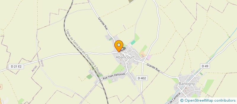 localisation de l'entreprise VALBAMA  ABANCOURT