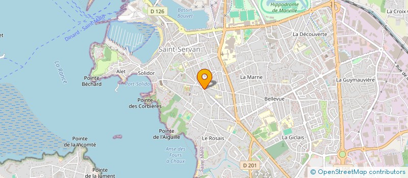 localisation de l'entreprise VALBAN  SAINT-MALO