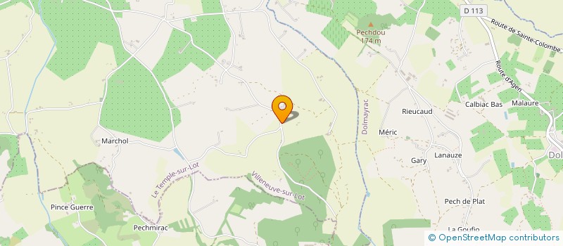 localisation de l'entreprise VALBANET  LE TEMPLE-SUR-LOT