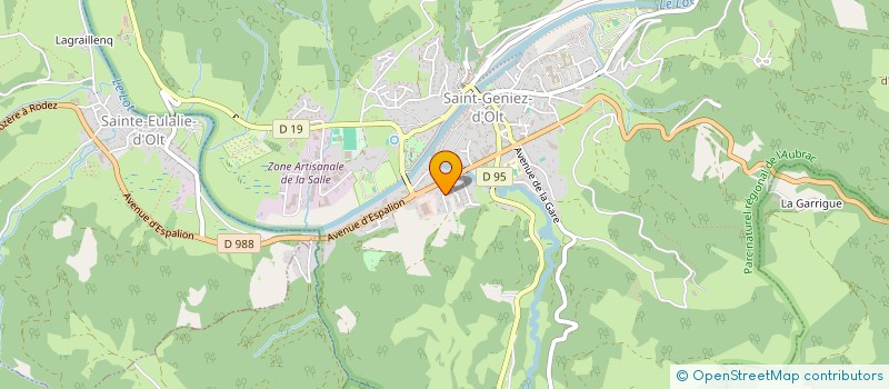 localisation de l'entreprise VALBATHI  SAINT GENIEZ D'OLT ET D'AUBRAC