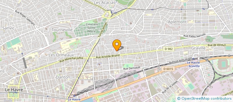 localisation de l'entreprise VALBATOR - AMELIORATION D'HABITAT à LE HAVRE