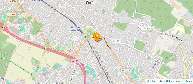 localisation de l'entreprise VALBAUT  SAINT-LEU-LA-FORET