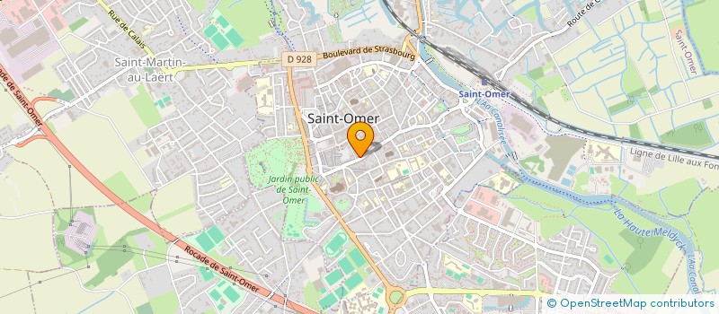 localisation de l'entreprise VALBEL  SAINT-OMER