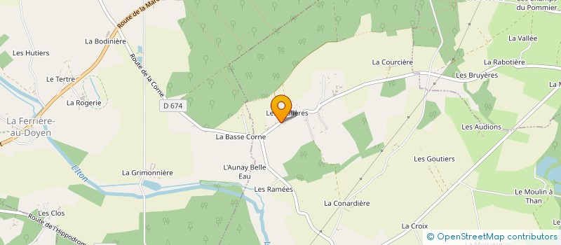 localisation de l'entreprise VALBELLE à BONSMOULINS
