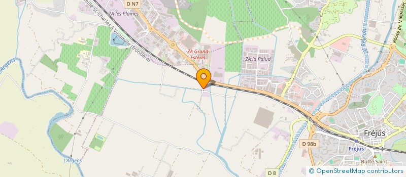 localisation de l'entreprise VALBELLE  FREJUS