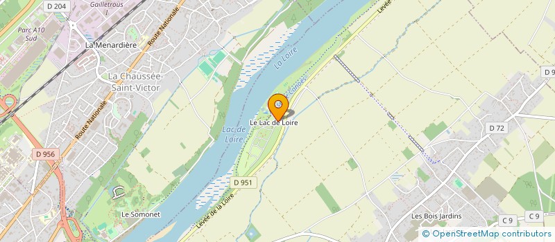 localisation de l'entreprise VALBEN  VINEUIL