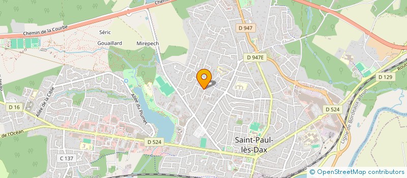 localisation de l'entreprise VALBEN  SAINT-PAUL-LES-DAX