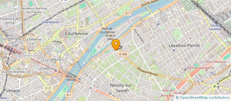 localisation de l'entreprise VALBER à NEUILLY-SUR-SEINE
