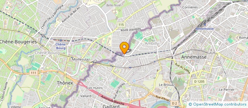 localisation de l'entreprise VALBERLIO  AMBILLY