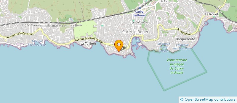 localisation de l'entreprise VALBERT  CARRY-LE-ROUET