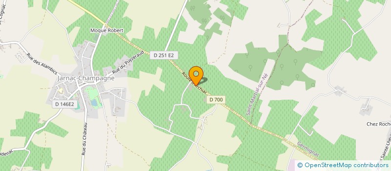 localisation de l'entreprise VALBERTEAU  JARNAC-CHAMPAGNE