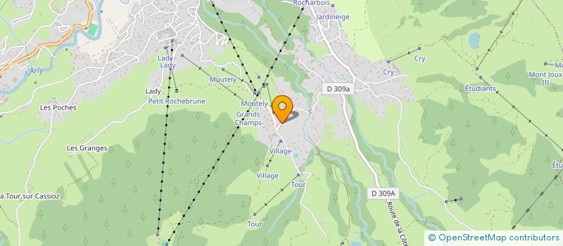 localisation de l'entreprise VALBIMMO  MEGEVE