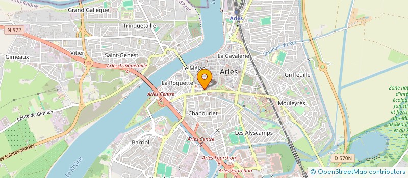 localisation de l'entreprise VALBIR à ARLES
