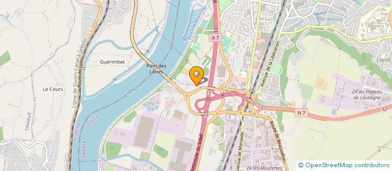 localisation de l'entreprise VALBIST à VALENCE