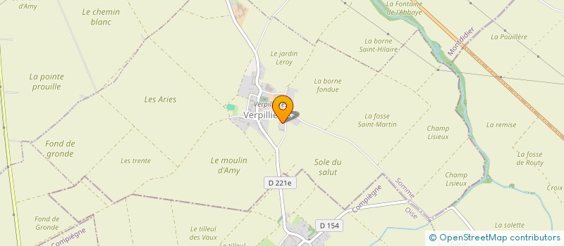 localisation de l'entreprise VALBONA  VERPILLIERES