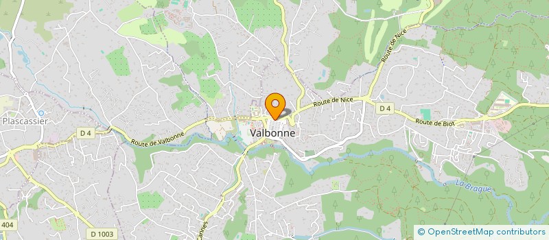localisation de l'entreprise VALBONNEVISION à VALBONNE