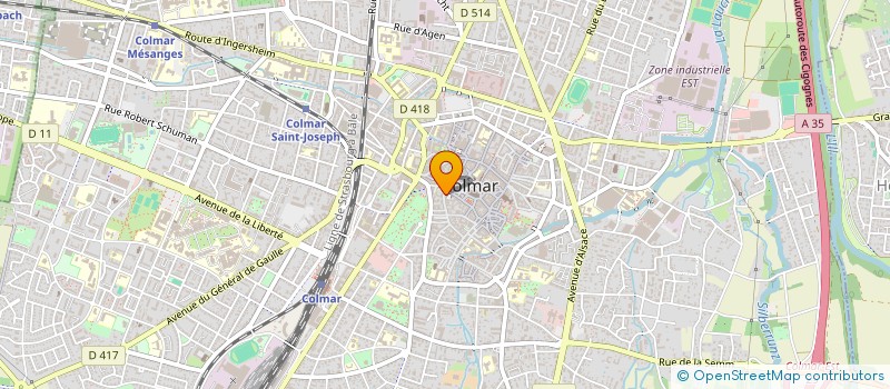 localisation de l'entreprise VALBOUTIQUE  COLMAR