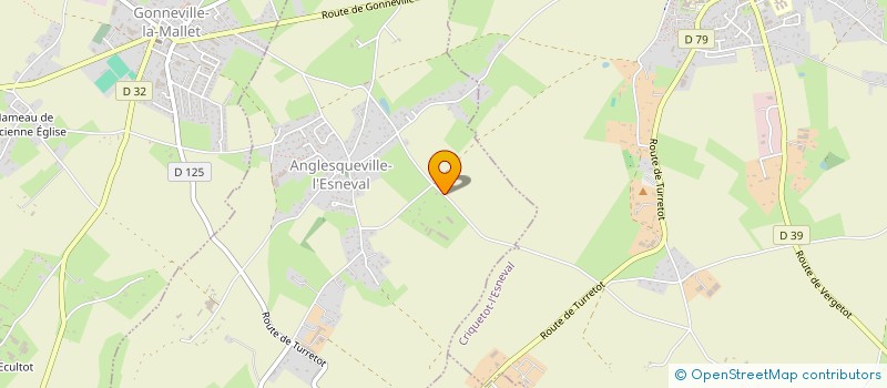 localisation de l'entreprise VALBRIS  ANGLESQUEVILLE-L'ESNEVAL