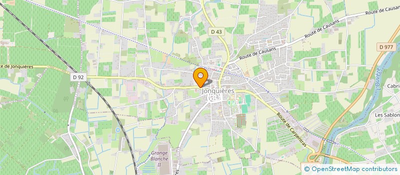 localisation de l'entreprise VALBRUNE  JONQUIERES