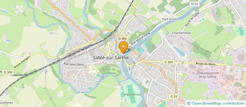 localisation de l'entreprise VALBURGEOISE INVESTISSEMENT à SABLE-SUR-SARTHE