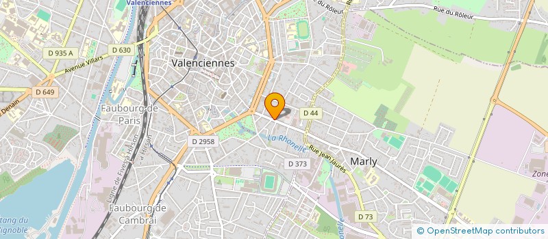 localisation de l'entreprise VALBUROTIC à VALENCIENNES