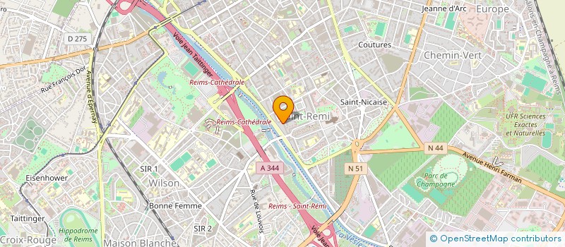 localisation de l'entreprise VALC  REIMS