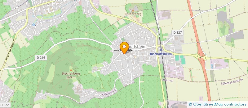 localisation de l'entreprise VALCAMIMMO  BISCHOFFSHEIM