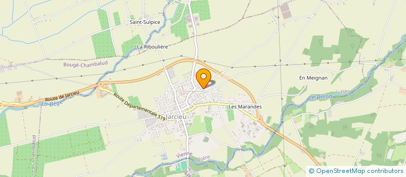 localisation de l'entreprise VALCANDIAM FINANCES  JARCIEU