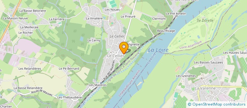 localisation de l'entreprise VALCAR à MAUGES-SUR-LOIRE