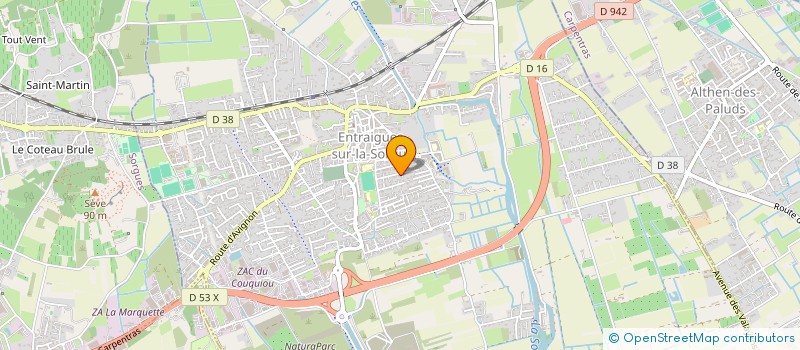 localisation de l'entreprise VALCAR  ENTRAIGUES-SUR-LA-SORGUE