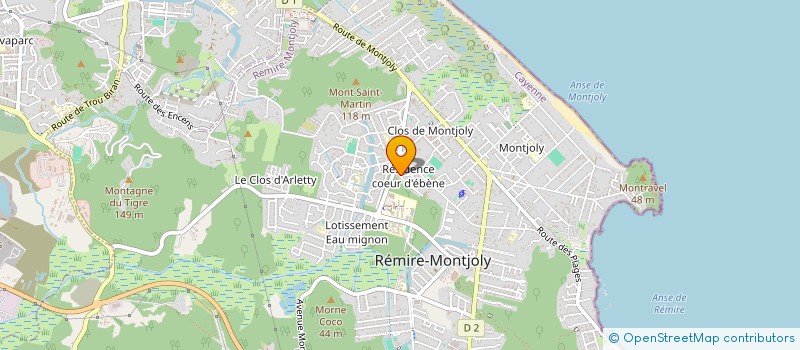 localisation de l'entreprise VALCARA GUYANE à REMIRE-MONTJOLY