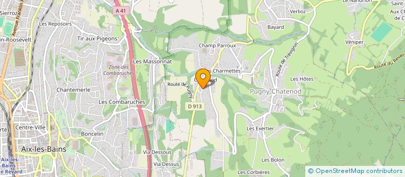 localisation de l'entreprise VALCARIZ  PUGNY-CHATENOD