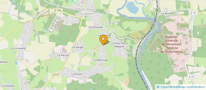 localisation de l'entreprise VALCARO  GUICHEN