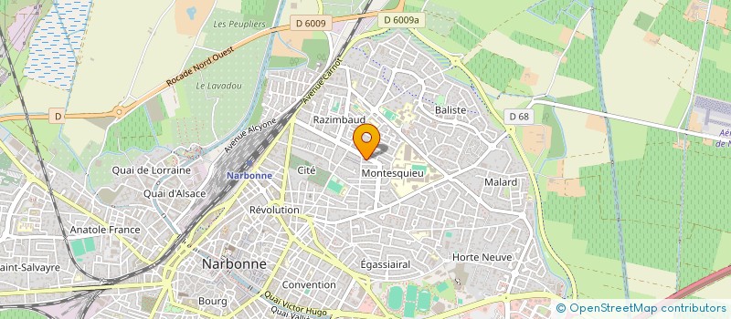 localisation de l'entreprise VALCAS à NARBONNE