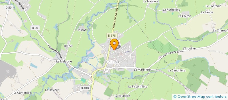 localisation de l'entreprise VALCASH  PALLUAU