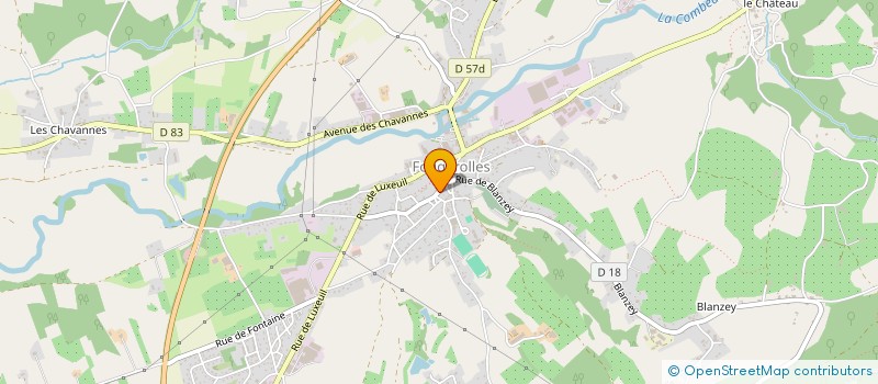 localisation de l'entreprise VALCAT  FOUGEROLLES-SAINT-VALBERT