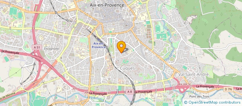 localisation de l'entreprise VALCAT  AIX-EN-PROVENCE
