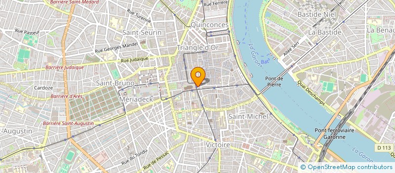 localisation de l'entreprise VALCAUX HOLDING  BORDEAUX