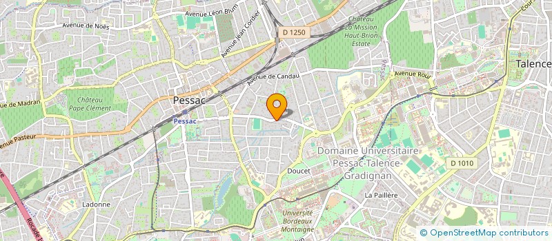 localisation de l'entreprise VALCEA 2  PESSAC