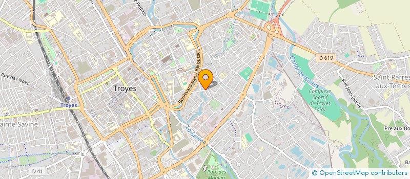 localisation de l'entreprise VALCHA à TROYES
