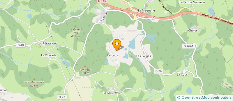 localisation de l'entreprise VALCHA  SAINT-VAURY