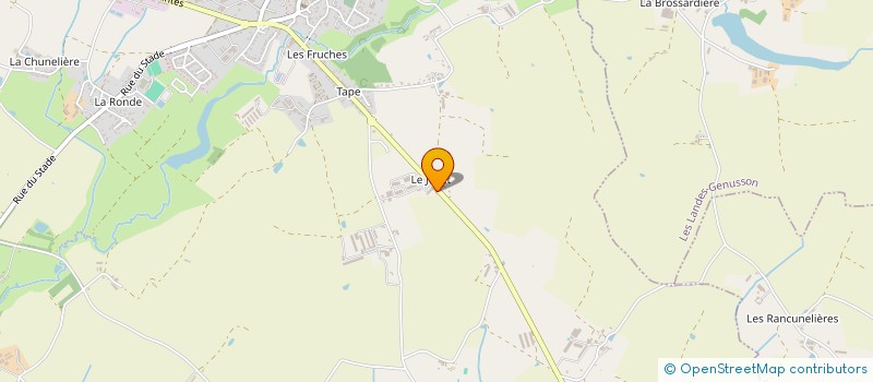 localisation de l'entreprise VALCHAMP  LA BOISSIERE-DE-MONTAIGU