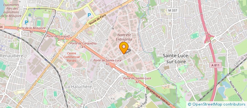 localisation de l'entreprise VALCHIMIE à NANTES