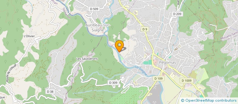 localisation de l'entreprise VALCHRIS  PEGOMAS