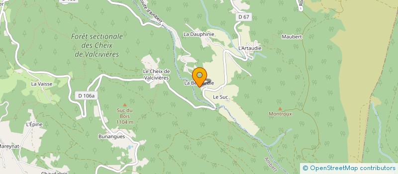 localisation de l'entreprise VALCI-FORET SAS CHEVALEYRE DIDIER  VALCIVIERES