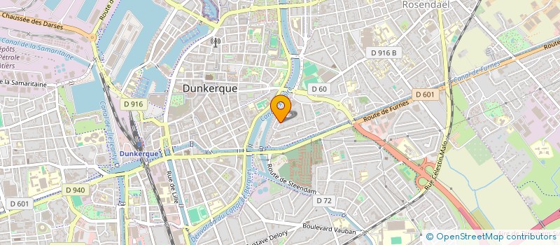 localisation de l'entreprise VALCKE à DUNKERQUE
