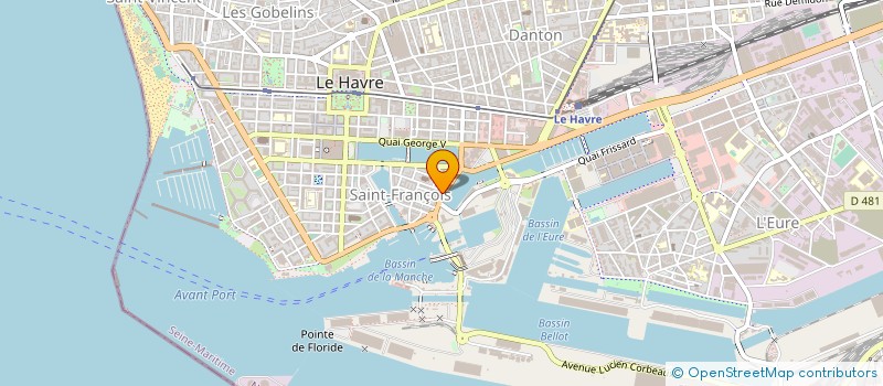 localisation de l'entreprise VALCKE ET COMPAGNIE à LE HAVRE