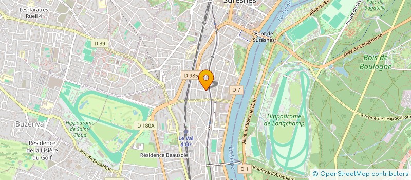 localisation de l'entreprise VALCKE LABROUCHE ET ASSOCIES à SURESNES